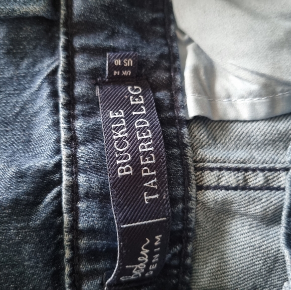 Boden paper bag/buckle waist ankle Grazer jeans sz 14 Bnwt - Picture 8 of 9